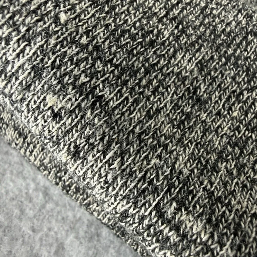 Roots Gray Black White Cuffed Beanie Hat Minimalist One Size Winter Outdoor Knit